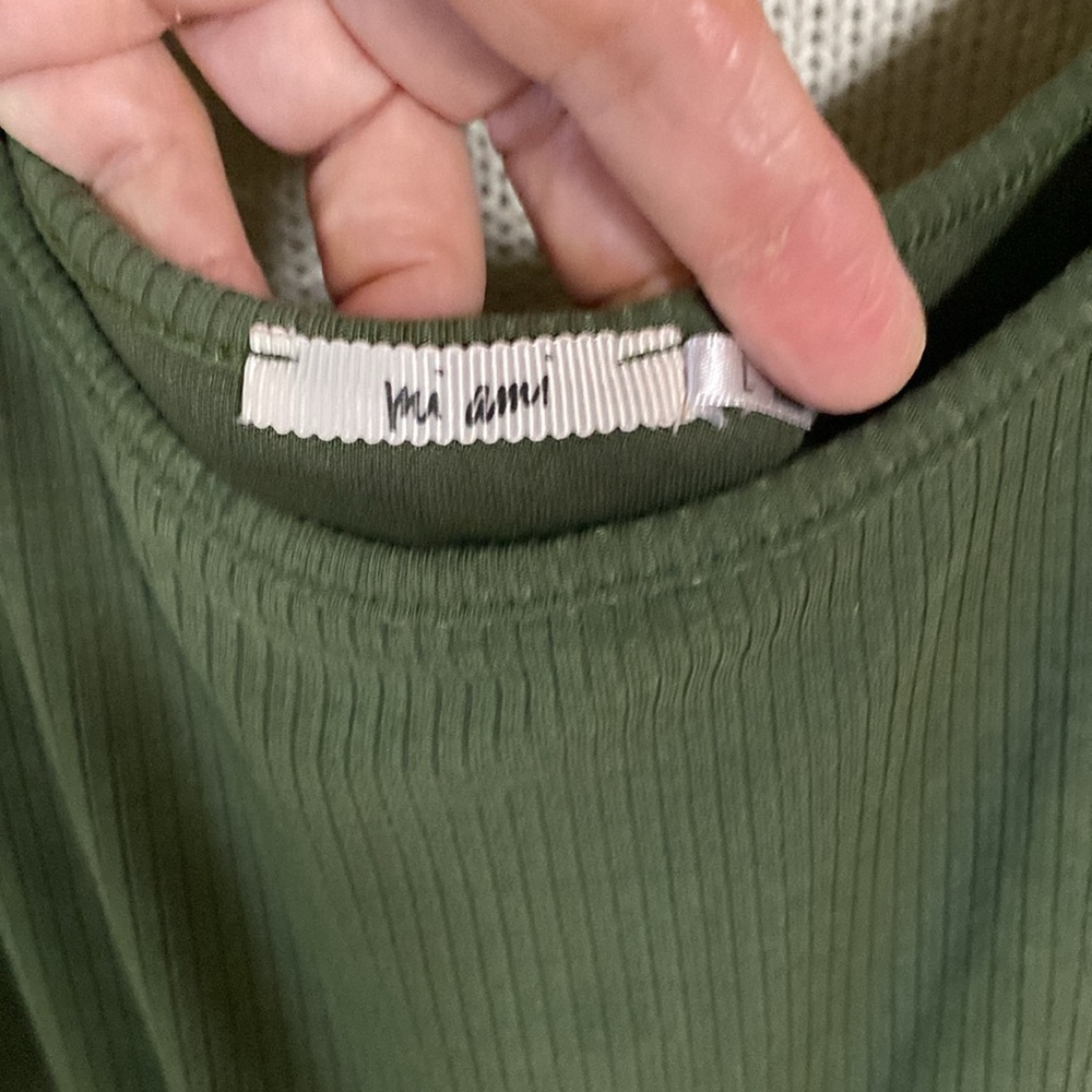 Mi Ami Large Olive Green Romper - Picture 2 of 7